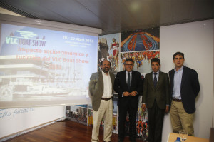 Vicente Añó, Cristóbal Grau, Pablo Landecho y Jorge de Haro en la presentación