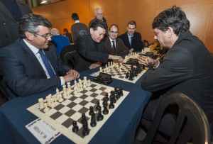 Inauguración en el Complejo Deportivo Cultural Petxina de la sala exposición permanente ‘Valencia, Origen del Ajedrez Moderno, 1475’