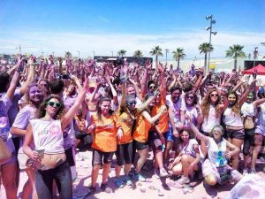 Holi Run en Valencia.