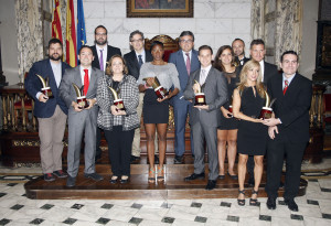 Los premiados en 2013.