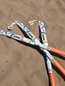 Sticks para hockey playa.