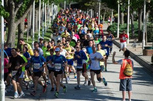 Momento de la carrera Junts Podem del 2013