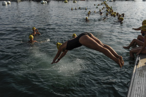 Natación en La Marina.