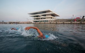 Natación en la Marina.