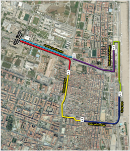 Recorrido de la carrera.