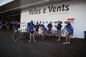 Vida ciclista en el Veles i Vents.