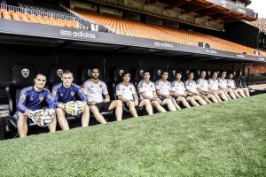 En el estadio de Mestalla.