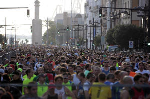 Multitudinaria salida.