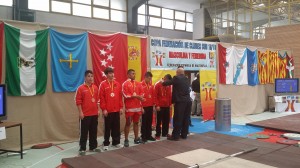 Entrega de medallas.