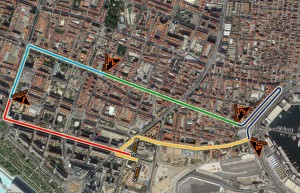 Plano del 5k homologado de la I Carrera Never Stop Running “Nunca te rindas”