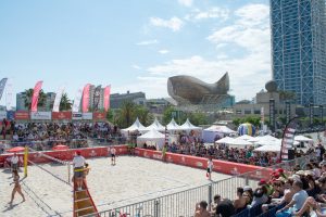 Madison Beach Volley en Barcelona.