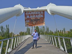 David Navarro - padrino de la III Carrera en Manada de Bioparc Valencia