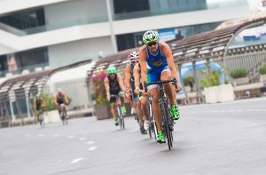 Detalle de la prueba de ciclismo