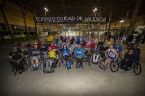 Excelente nivel competitivo en las pistas del Poliesportiu Juan Antonio Samaranch durante el Ciudad de Valencia de Padel en Silla de Ruedas