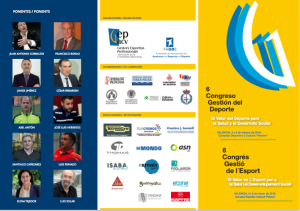 Petxina acoge el VI Congreso del Deporte con varias ponencias de la mano de los Gestores Deportivos