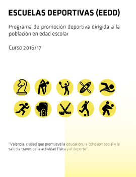 Descarga toda la información del programa Escuelas Deportivas Curso 2016/17