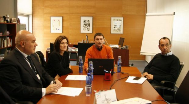 Reunión de las tres instituciones en el IBV