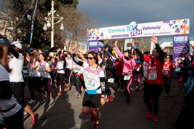 2.000 corredoras tomaron las calles de Valencia en la 10K Femenina el pasado domingo
