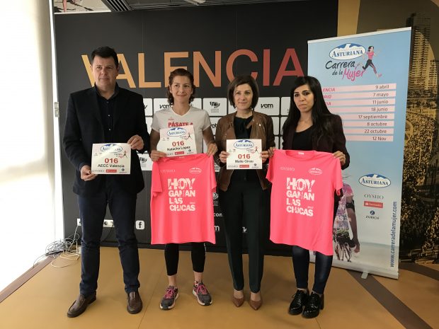Valencia se teñirá de rosa el domingo por la Carrera de la Mujer