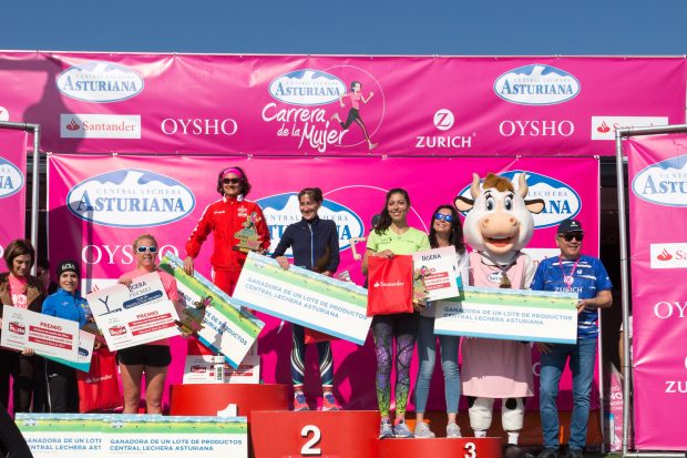 Ganadoras de  la Carrera de la Mujer Central Lechera Asturiana 