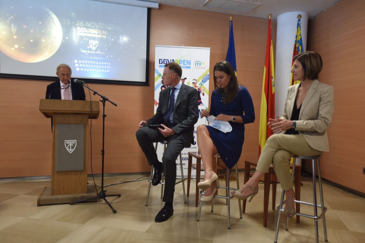 Presentació del BBVA Open Ciutat de València de Tenis