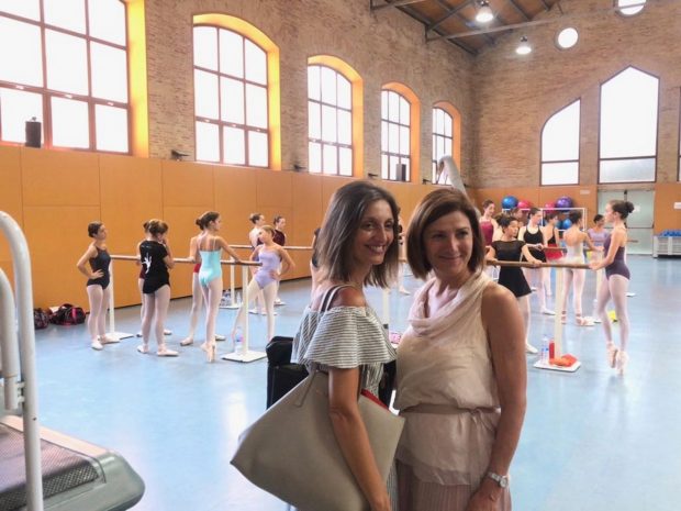 Maite Girau i Gema Casino directora del Campus de Dansa, que un any més, ha esgotat totes les places disponibles