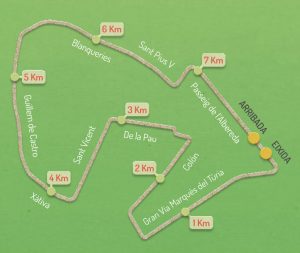 Recorrido del Día de la Bici