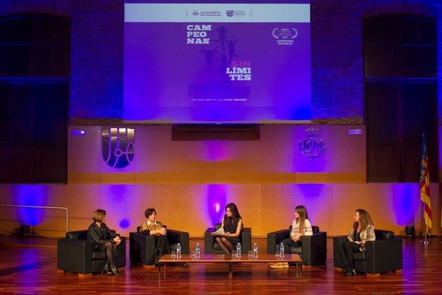 Presentación del corto "Campeonas Sin Límites" en la Petxina