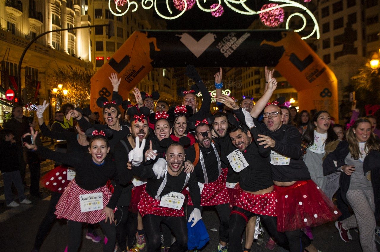 Imagen de archivo. València no celebrará la San Silvestre 2021. El evento, que anualmente reúne a miles de corredores populares, no podrá realizarse a causa de la situación sanitaria