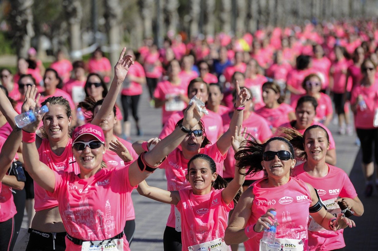 El pròxim diumenge 14 d'abril, la capital del Túria acollirà una nova edició de la Carrera de la Dona Central Lechera Asturiana de València