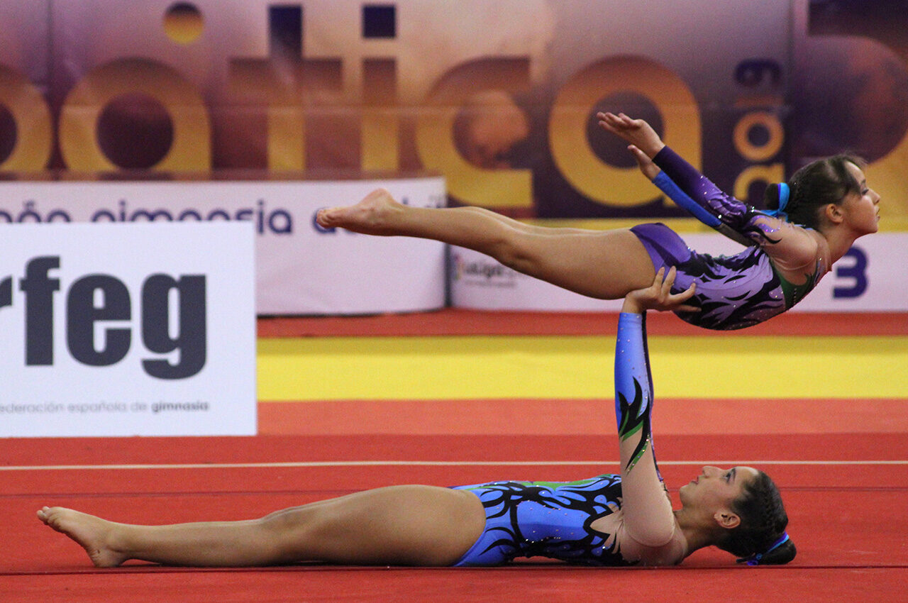 El Polideportivo Cabanyal-Canyamelar será escenario este fin de semana del Campeonato de España de Gimnasia Acrobática Absoluto y Base