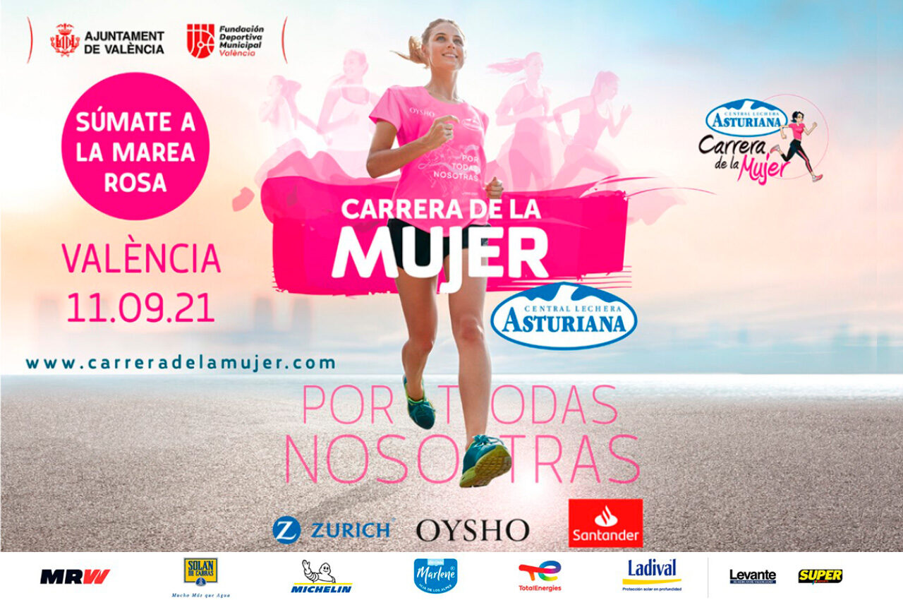 La Carrera de la Mujer vuelve a València con 4.000 corredoras contra el cáncer de mama