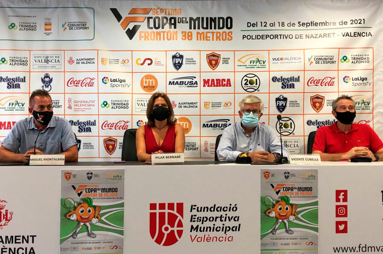 València acoge la VII Copa del Mundo de Frontón de 30 metros 