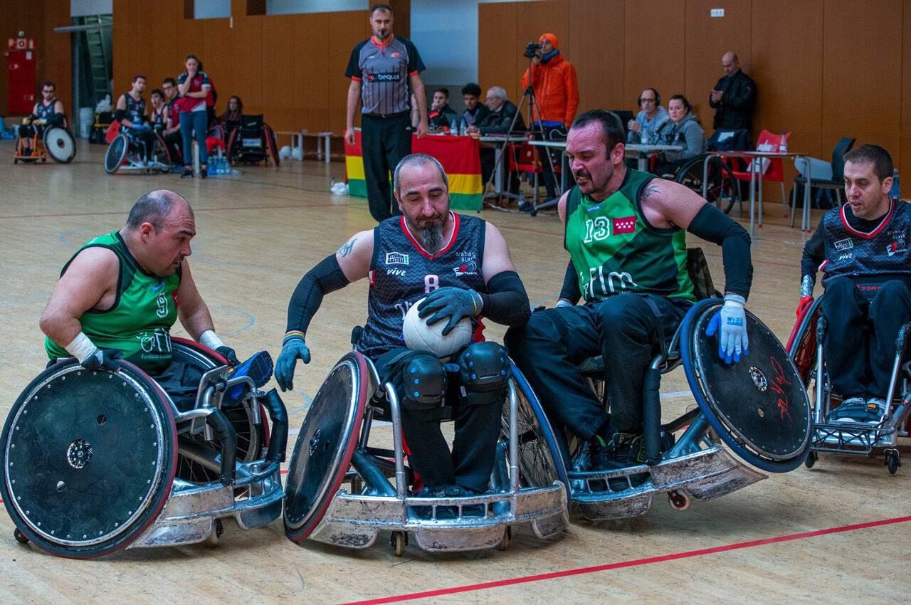 La Liga Nacional de Rugby en silla de ruedas llega al Pabellón Malvarrosa 