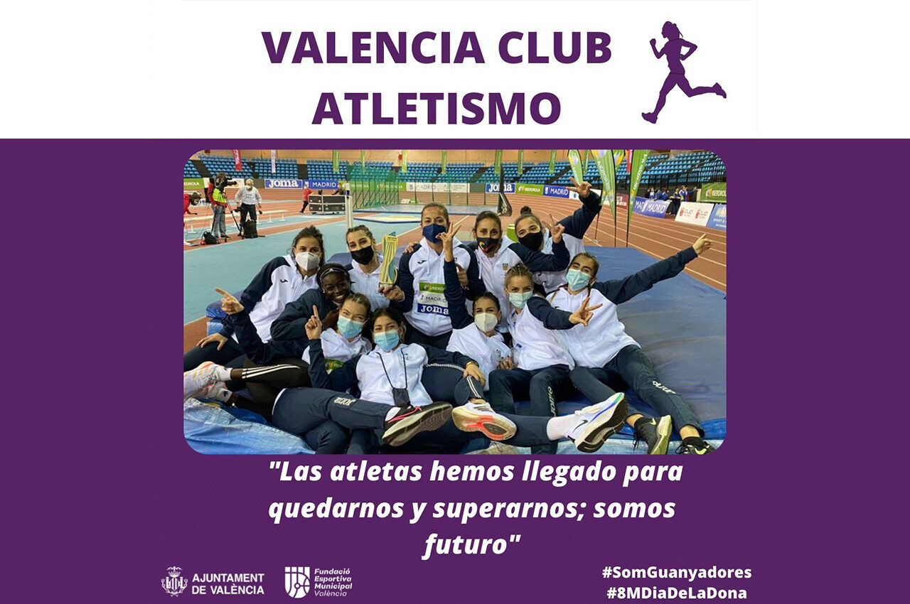 “Som Guanyadores”, nostra campanya per a visibilitzar l'esport femení. Més de cent clubs i esportistes de la ciutat de València s'han unit a aquesta iniciativa que començarà l'1 de març a nostres xarxes socials amb motiu del 8M