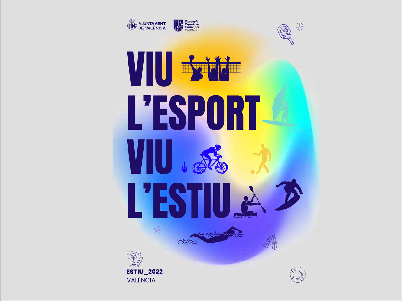 Clic per a descarregar el pla de temporada d'estiu, "*Viu l'esport, *viu l'estiu"