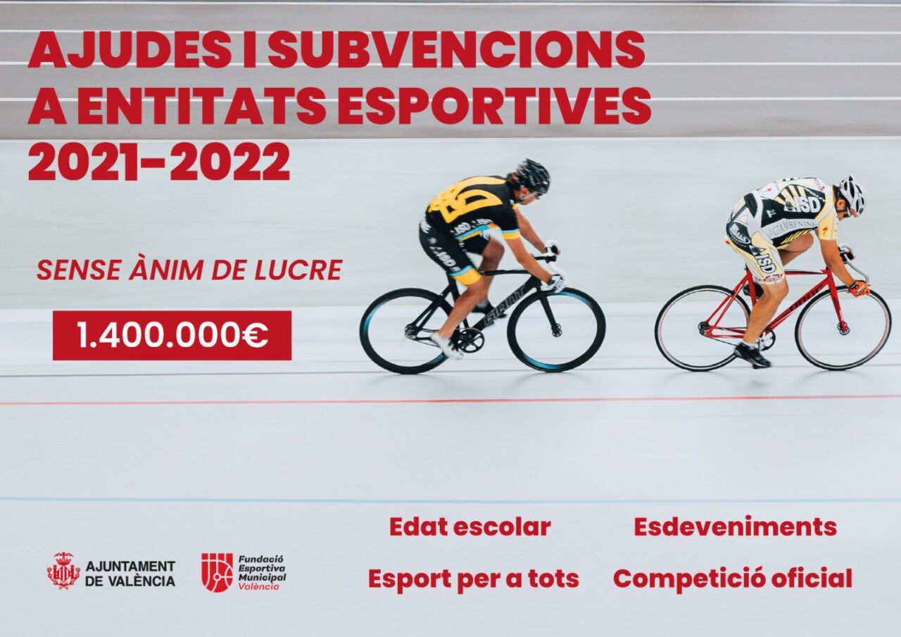 La Fundación Deportiva Municipal de València destinará una línea de ayudas y subvenciones de 1.400.000€ a los clubes y las federaciones de València 