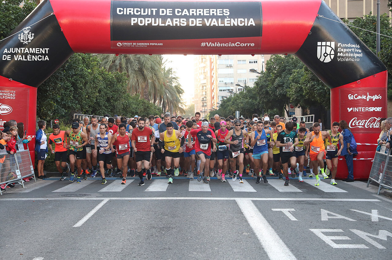 La 10ª Carrera Universitat de València retoma el Circuito de Carreras Populares