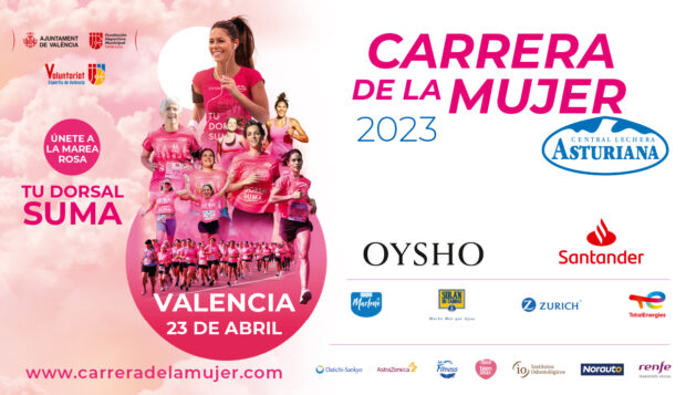 8.000 mujeres correrán en València contra el cáncer y la violencia de género en la Carrera de la Mujer