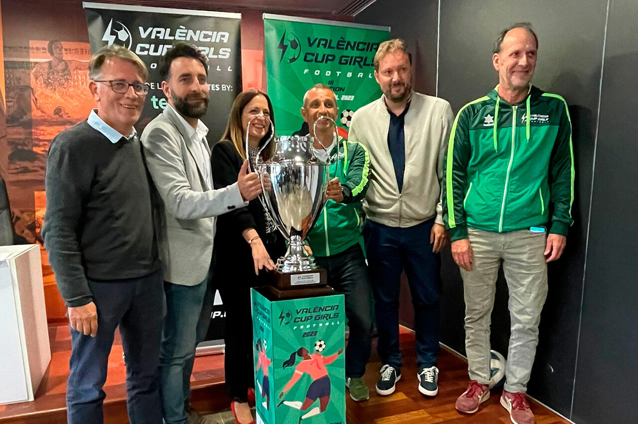 Esta mañana se ha presentado en la sala de Prensa de la Fundación Deportiva Municipal la tercera edición de la València Cup Girls 2023