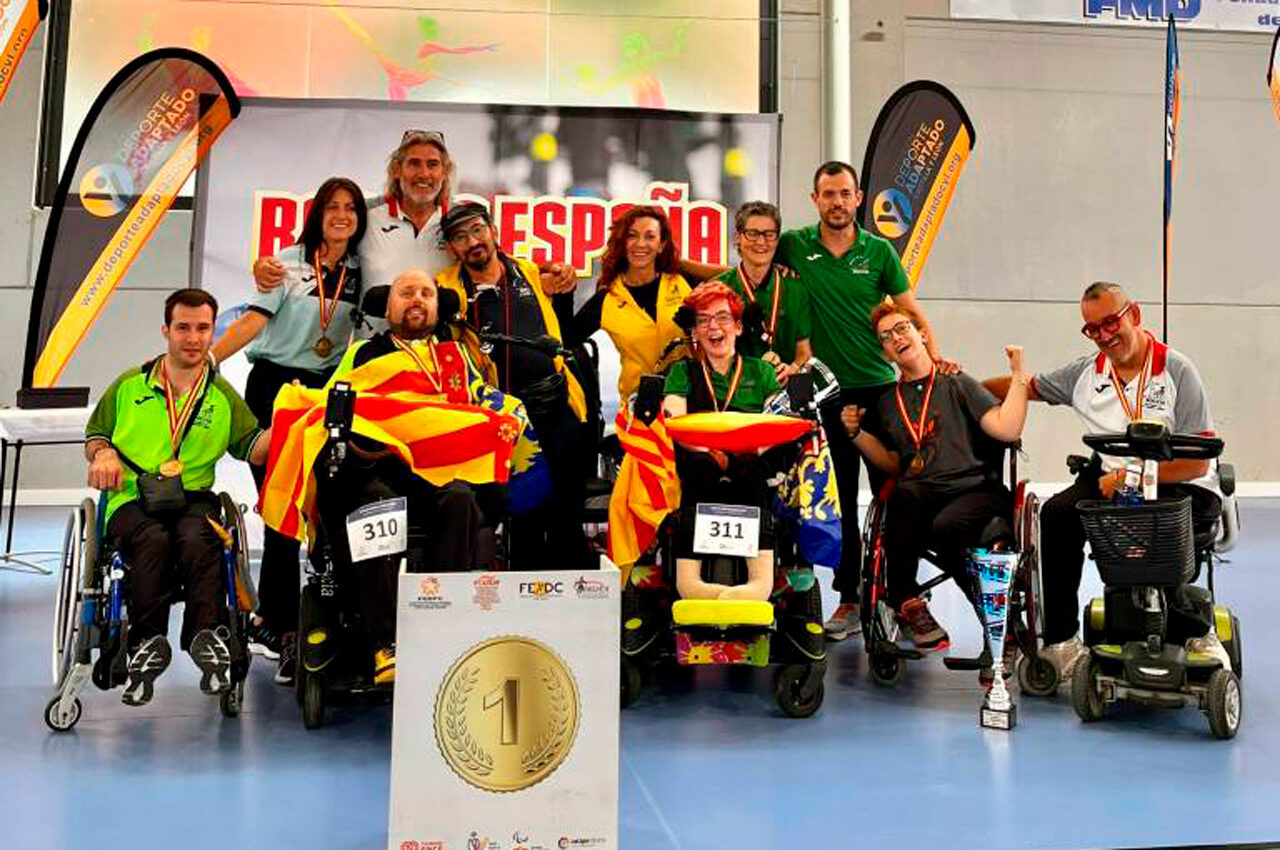 Amics de la Boccia organitza el Campionat d'Espanya de Boccia per Clubs celebrat a València