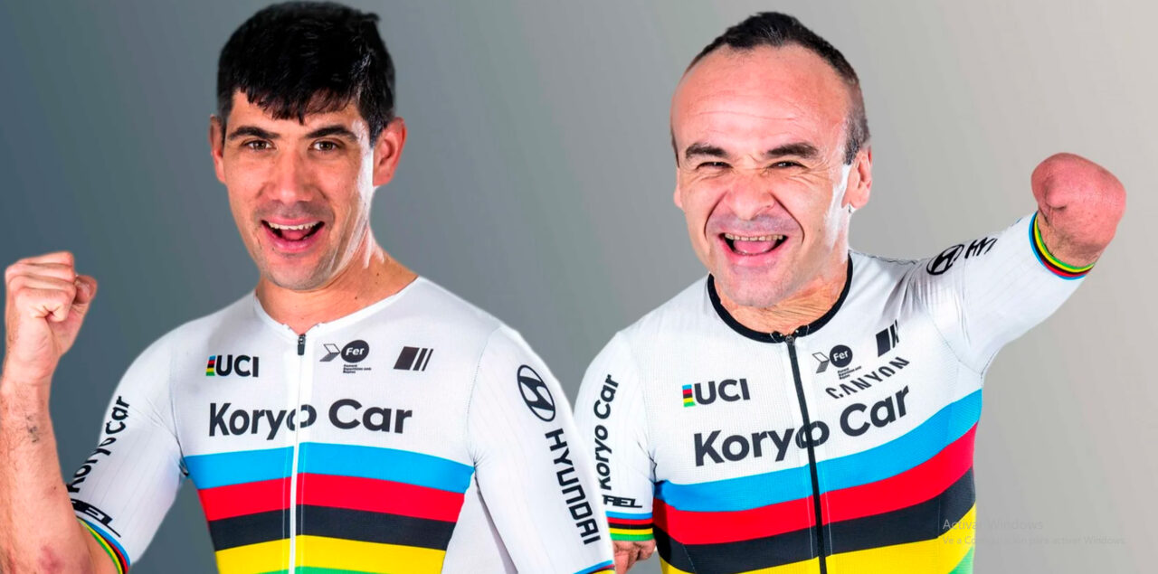 Acosta't per a gaudir de les pedalades de Ricardo Ten, ciclista paralímpic i doble campió d'Europa i Maurice Eckhard, medallista paralímpic