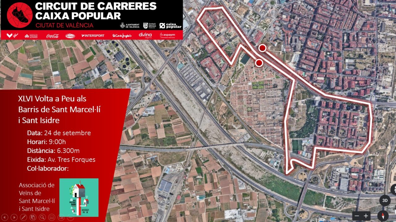 El recorrido de esta séptima carrera es de 6.300 metros 