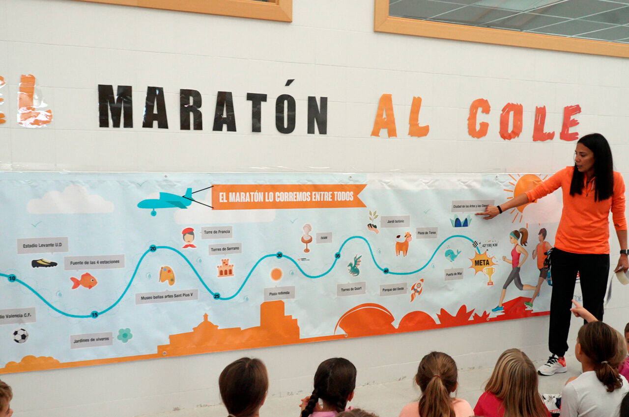 ‘El Maratón al Cole’ crece hasta los 59 centros y 17.000 escolares