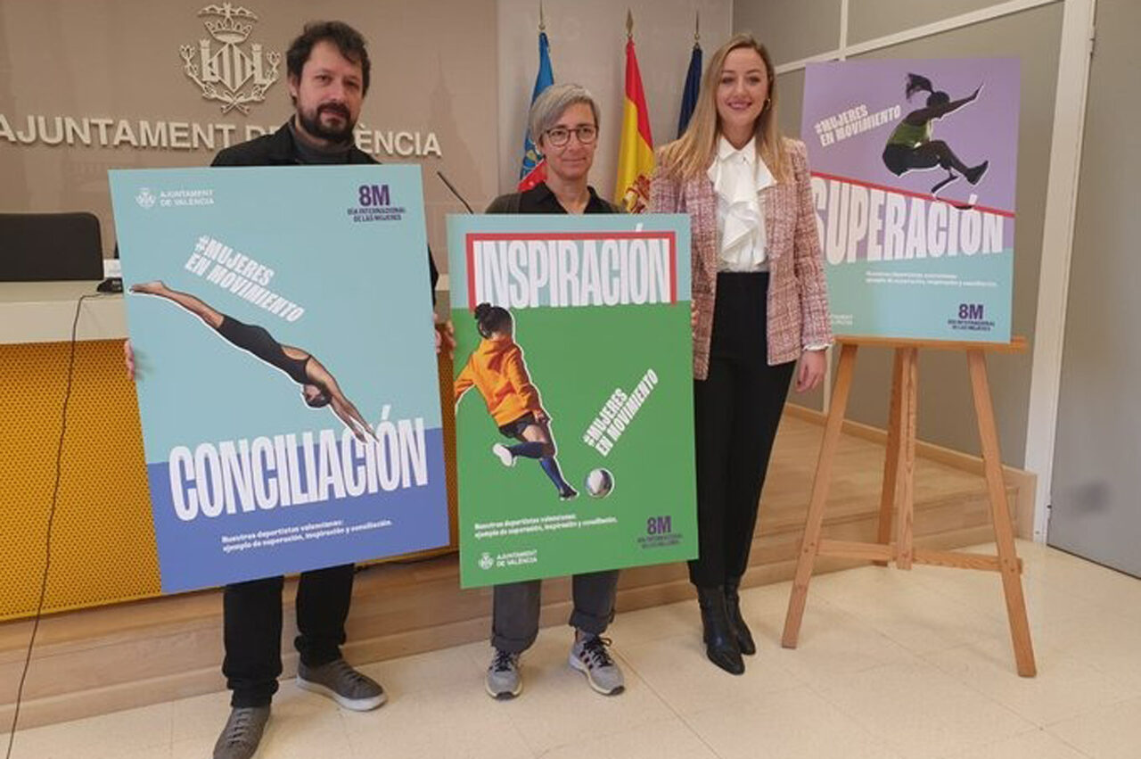 La campanya “Dones en moviment: exemple de superació, inspiració i conciliació” visibilitzarà i homenatjarà les esportistes professionals que han sigut i són referents en les seues disciplines