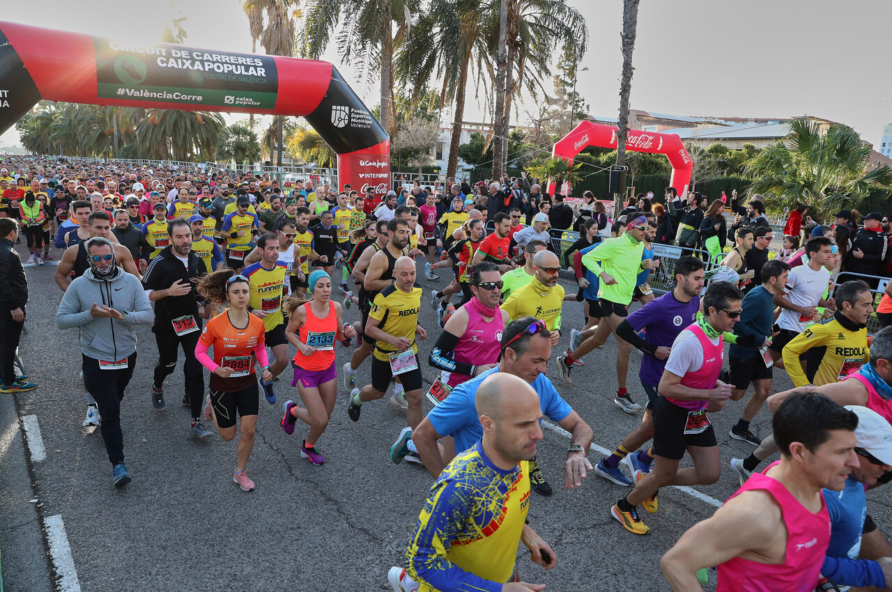 9ª Carrera Never Stop Running “Nunca te Rindas”  correspondiente al 19º Circuito de Carreras Caixa Popular Ciutat de València 2024 y primera carrera homologada de las cuatro que tiene Circuito