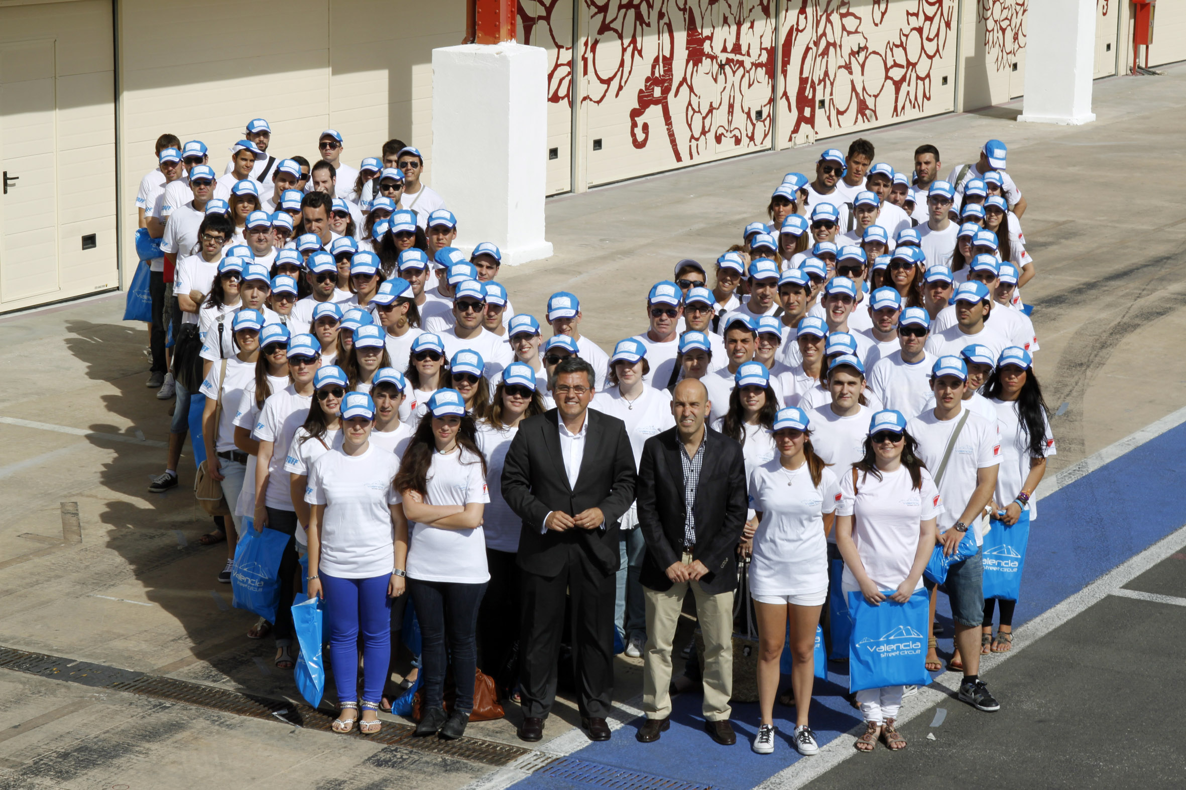 Voluntarios en la F1