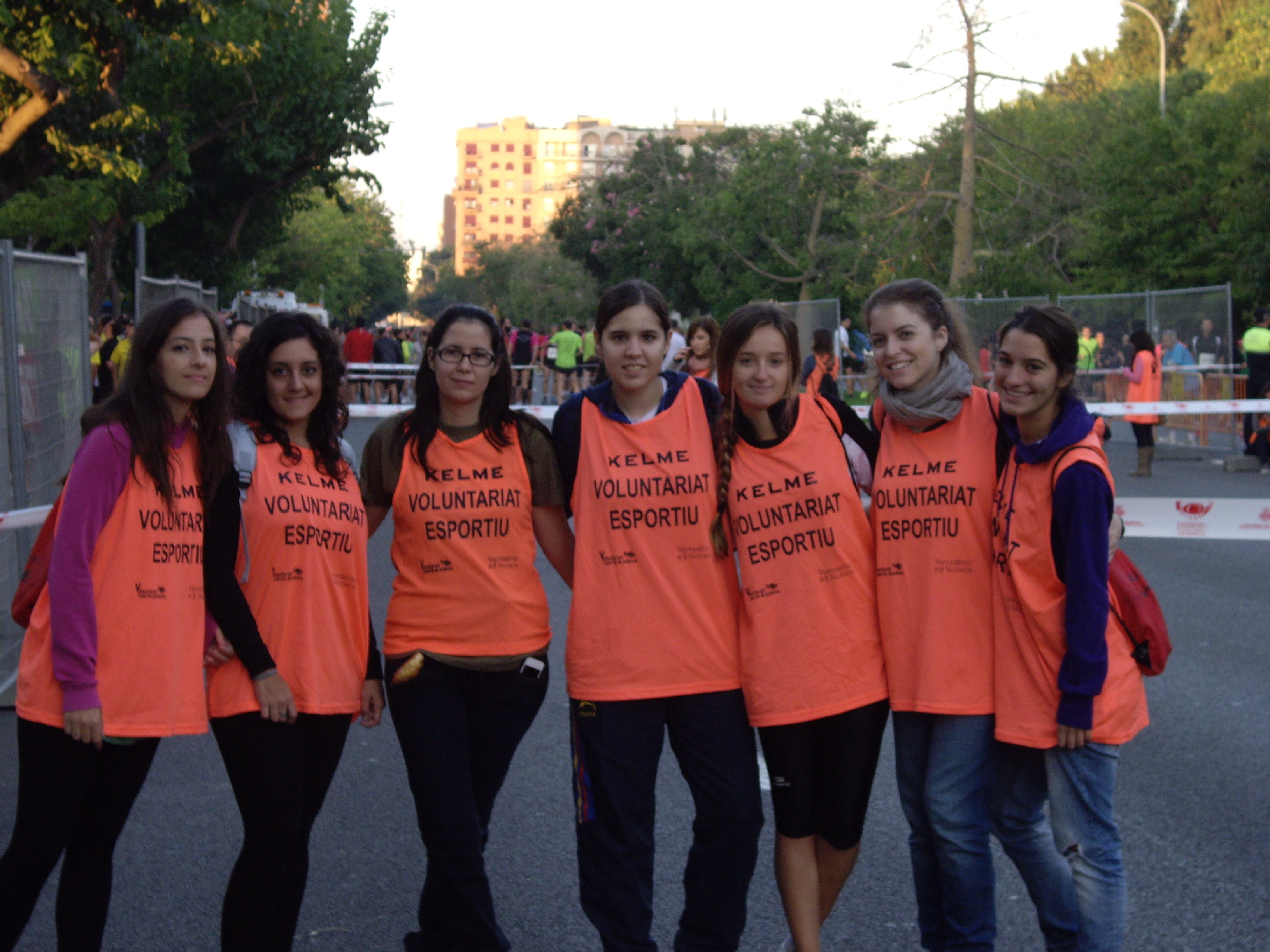 Voluntarios en la Carrera de la Salud