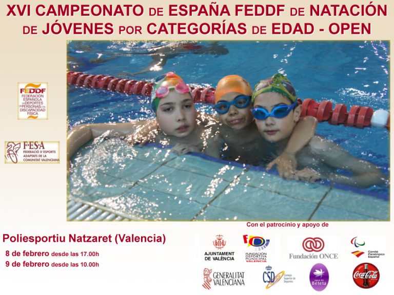 XVI Campeonato de España FEDDF de Natación - Fundación Deportiva ...