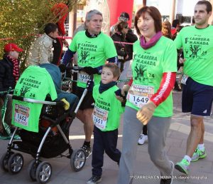 Carrera en familia.